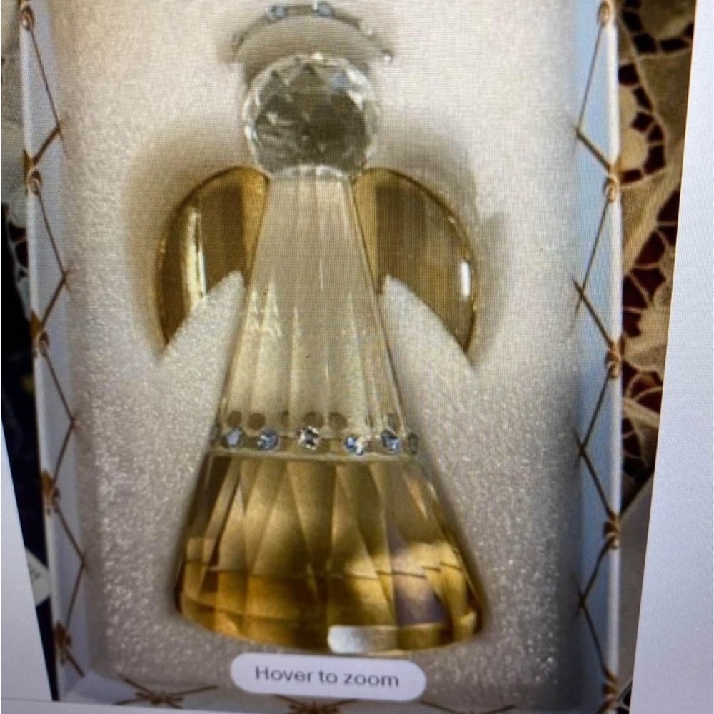 Simon Designs Crystal Guardian angel paperweight 6” brand new in box